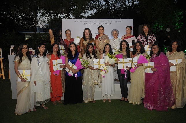 20 Power Women With Mrs. Badal & Ritu kumar at the launch event of Woman-The Real Jewel-a tribute to Nanhi Chaan's wo_