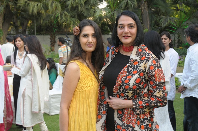 Monisha Bajaj & Poonam Bhagat at the launch event of Woman-The Real Jewel-a tribute to Nanhi Chaan's woman empowermen_