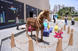VR Surat art installation at Magdalla Plaza