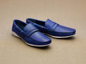 Blue Dip-Dyed Driving Shoes. Rs.3990
