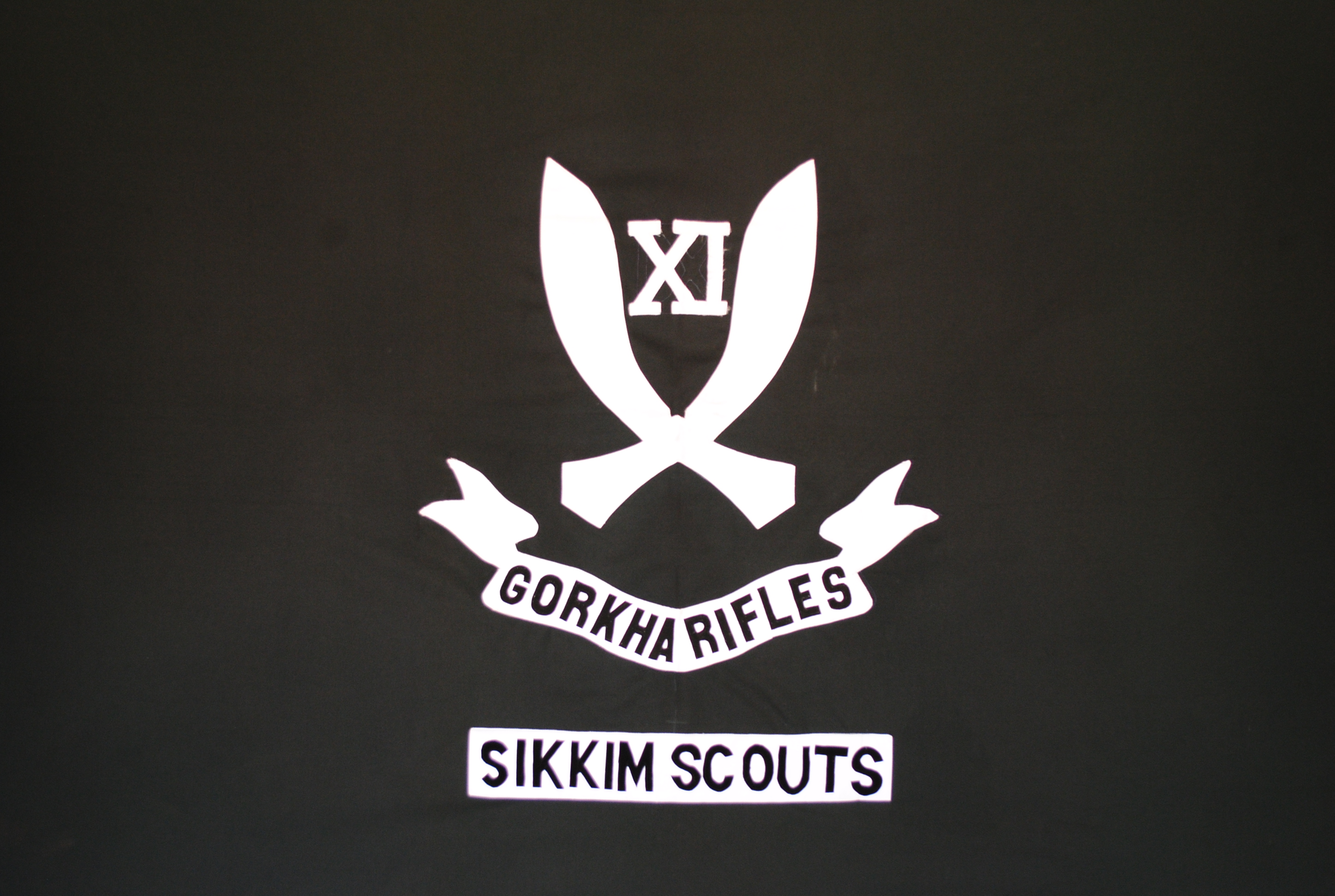 Flag of newly raised Sikkim Scouts