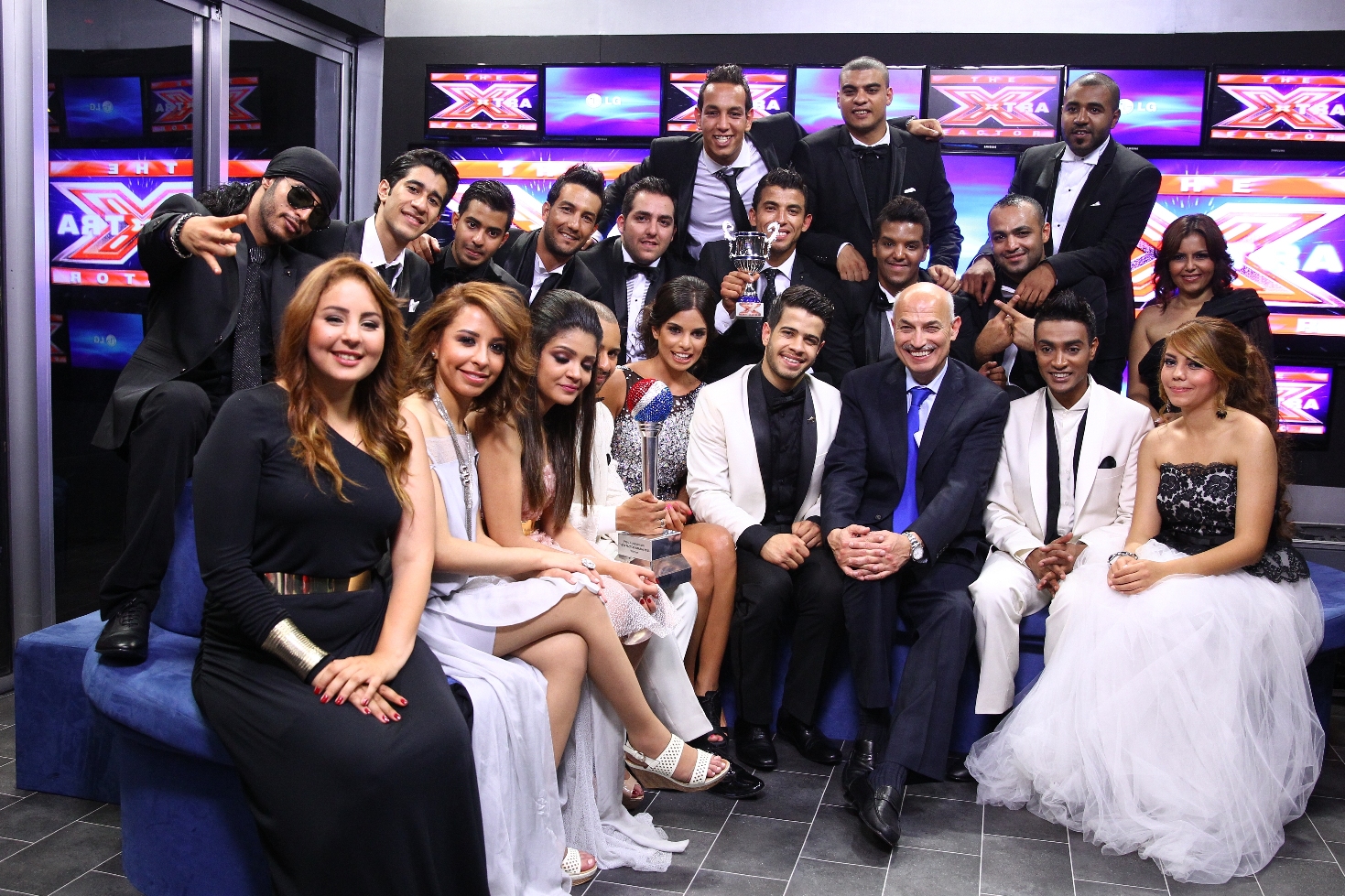 PepsiCo's Asia  Middle East and Africa CEO Saad Abdul-Latif with THE X FACTOR Contestants