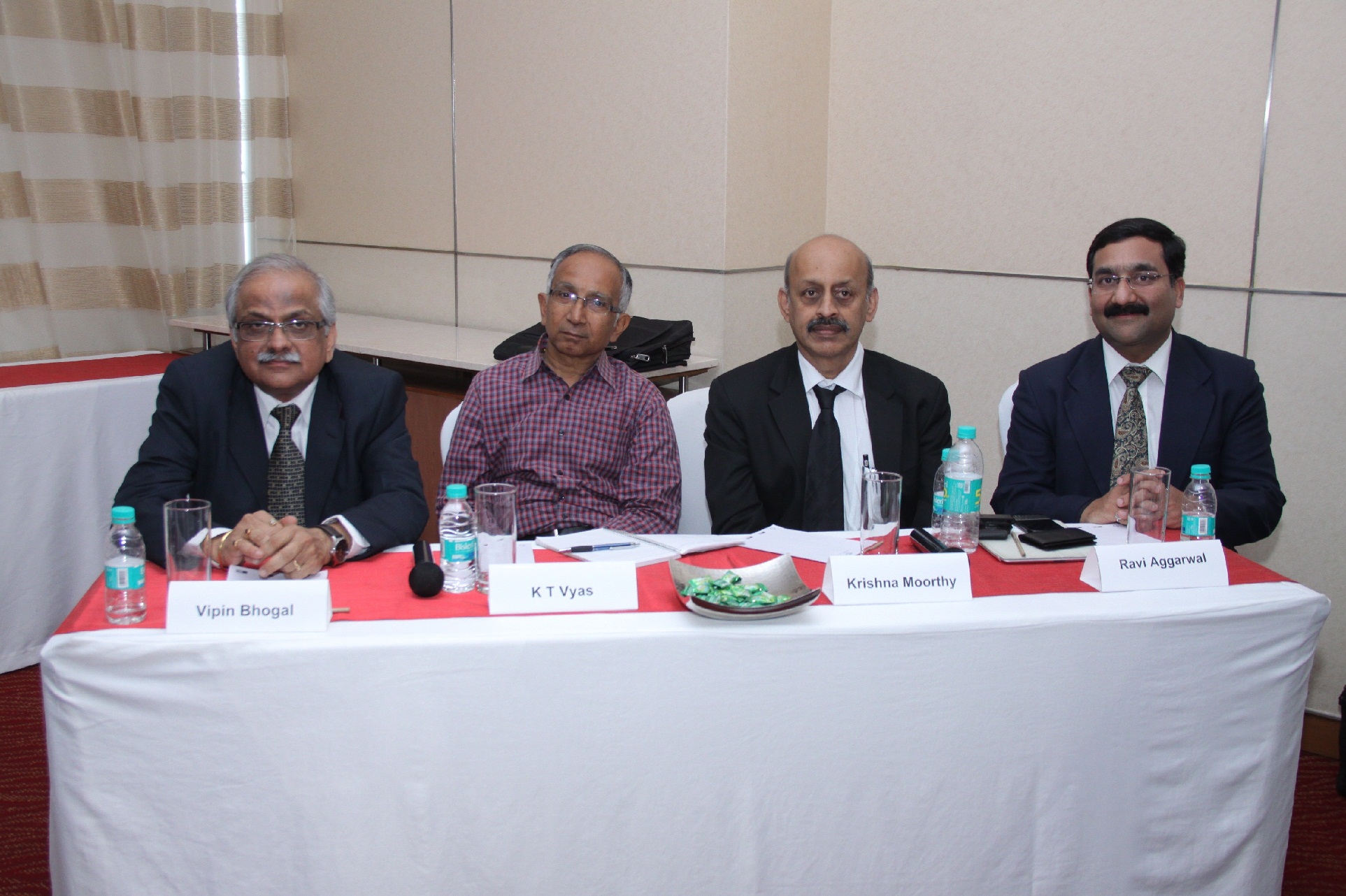 Speaker panel (L-R) Vipin Bhogal  Consultant  Steibeis;K.T. Vyas  Indus...