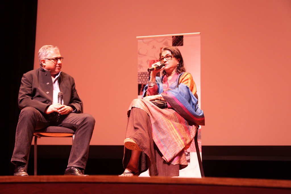 Aseem Chhabra  Director  NYIFF with Director Aparna Sen