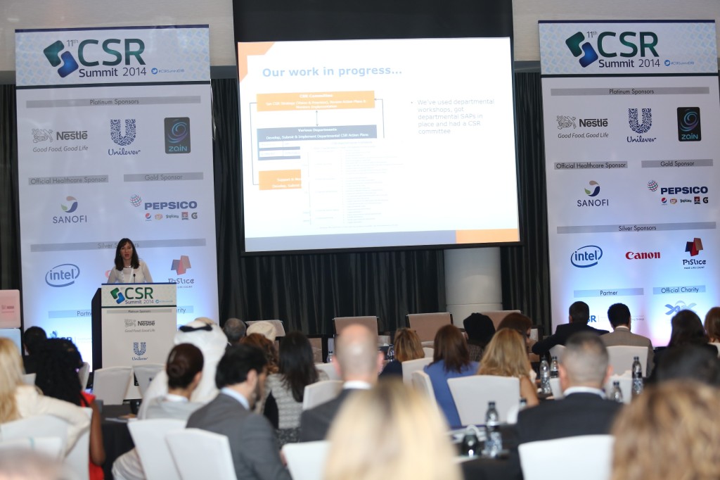  Delegates at the 11th CSR summit learn how to foster    stakeholder alliances to         enhance community development   