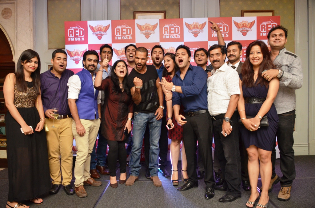 Team RED FM with Shikhar Dhawan
