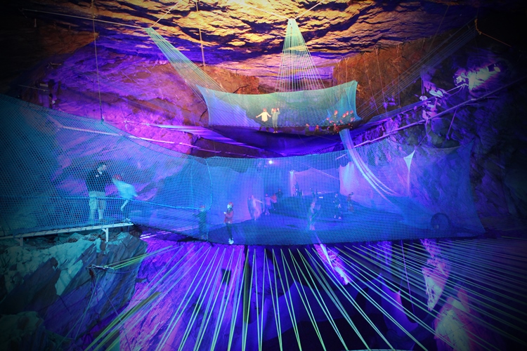 World’s Biggest Underground Trampoline Set to Open in Snowdonia, Wales