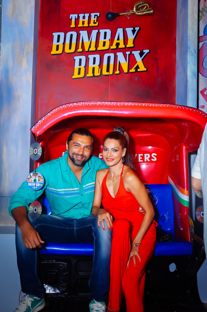 Chetan Hansraj with Wife Lavinia  at the launch party of The Bombay Bronx