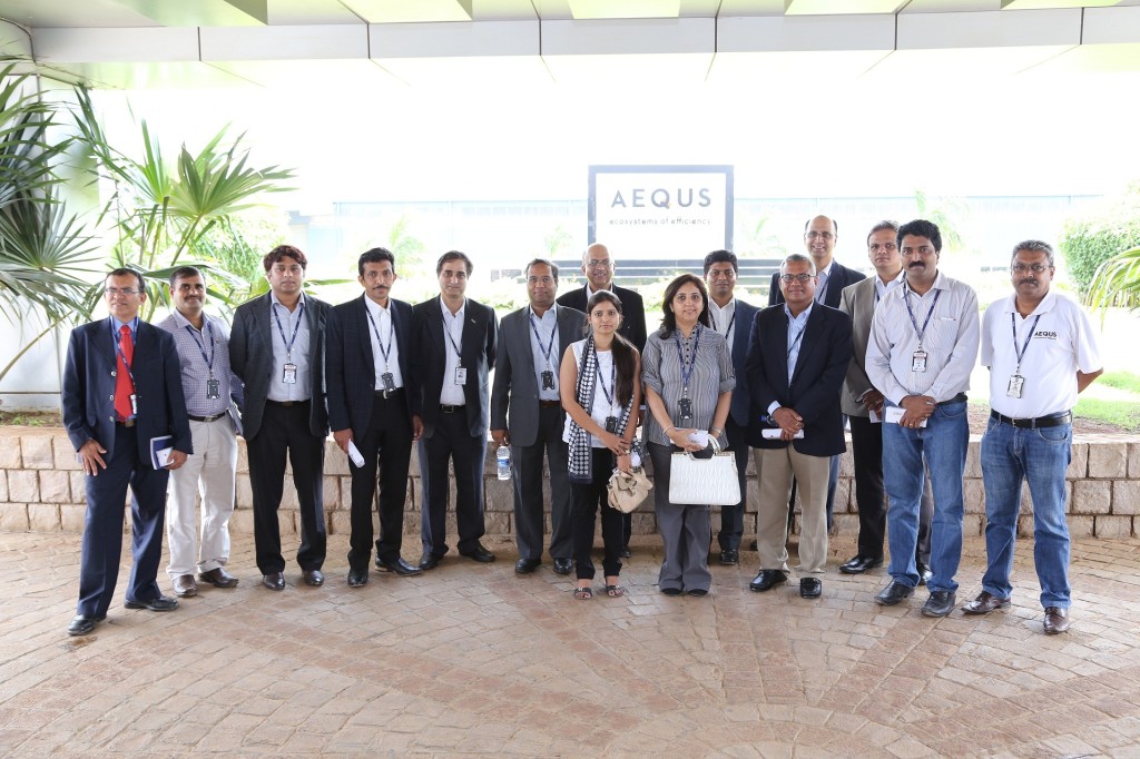 Group photo of  IACC team and  Aequs employees