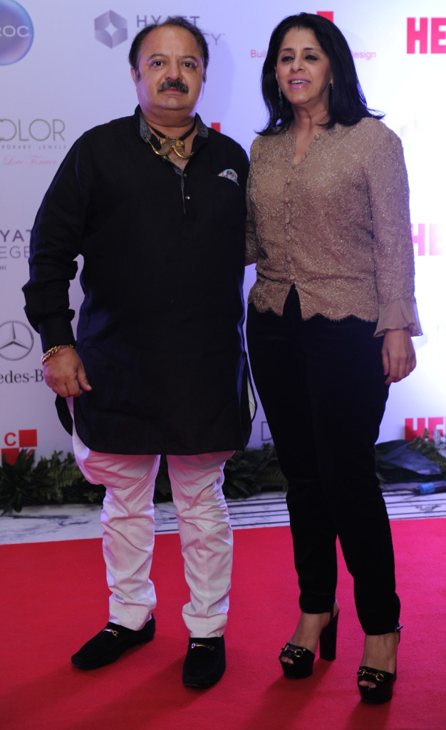 Sanjeev Bali with wife