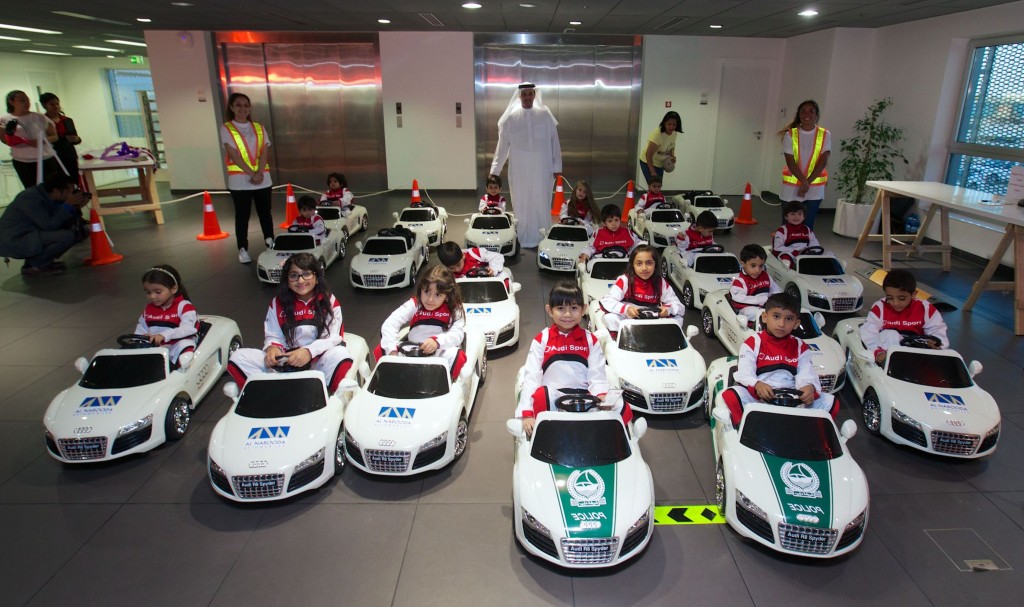 Al Nabooda Audi kids driving experience