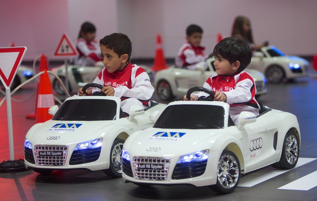 Al Nabooda Audi kids driving experience 3