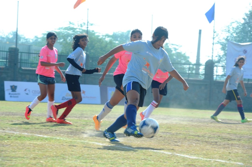 Delhi Dream Girls Football Tournament Finals organised by CEQUIN at sanskriti School_1