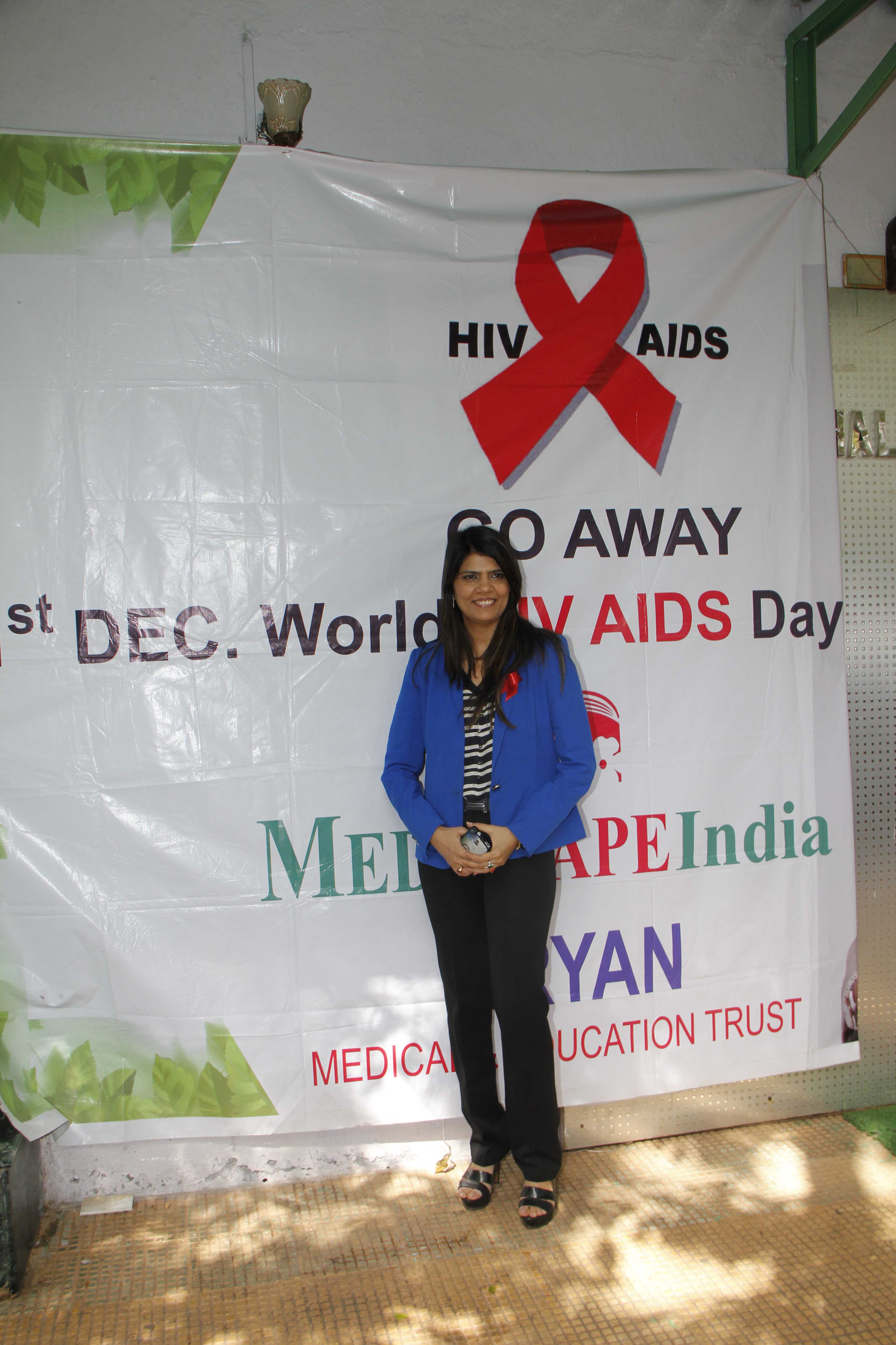 Dr Sunita Dubey At World AIDS Day Event