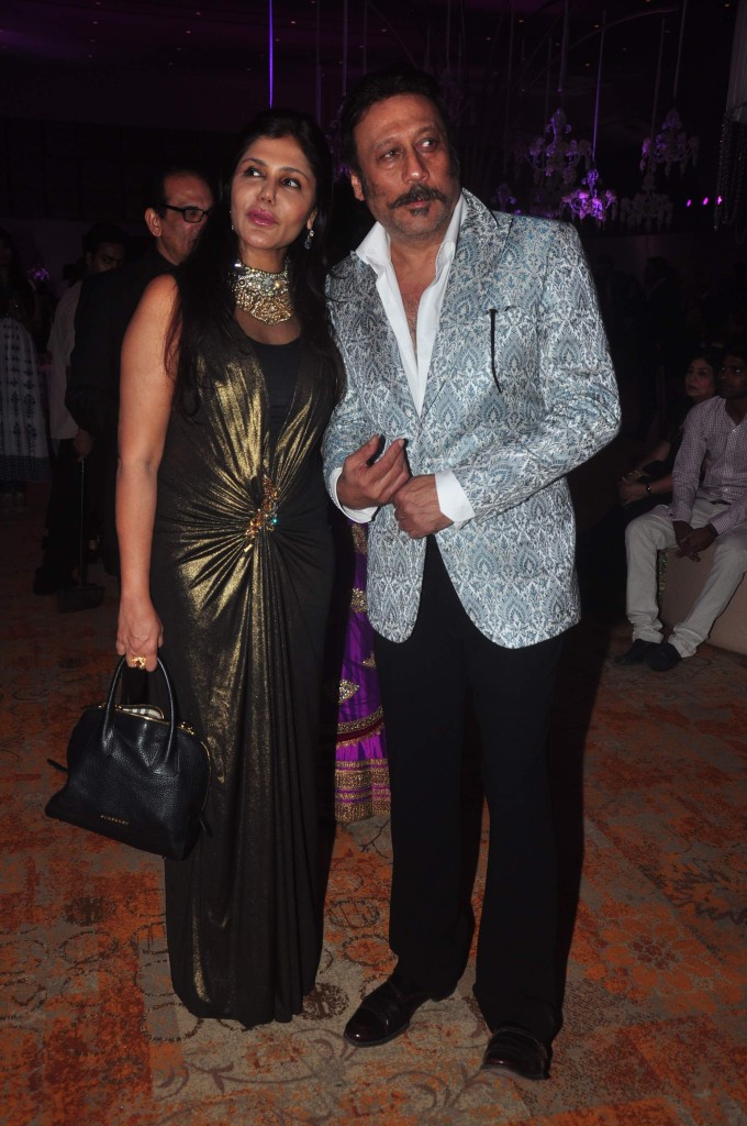 Jacky Shroff at Uday Singh and Shirin recepetion Party
