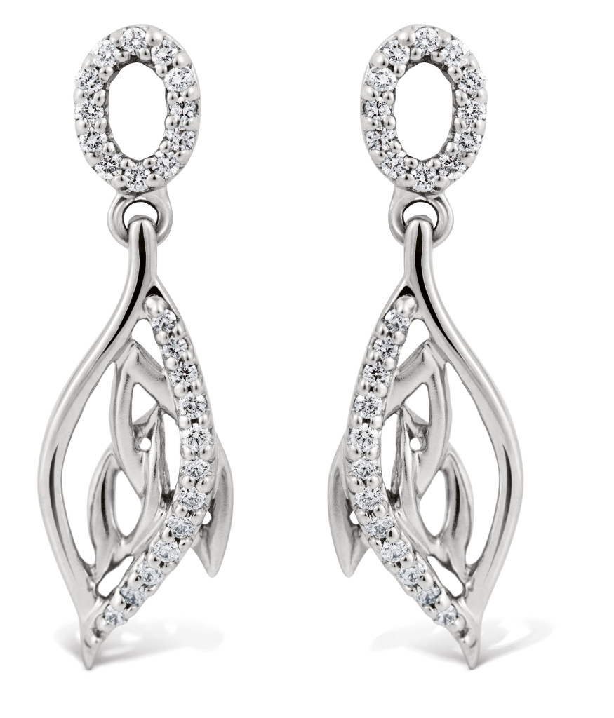 Platinum earrings 3