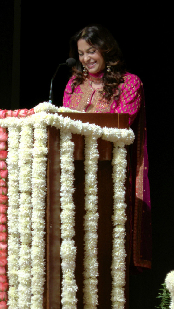 Juhi Chawla anchoring the show