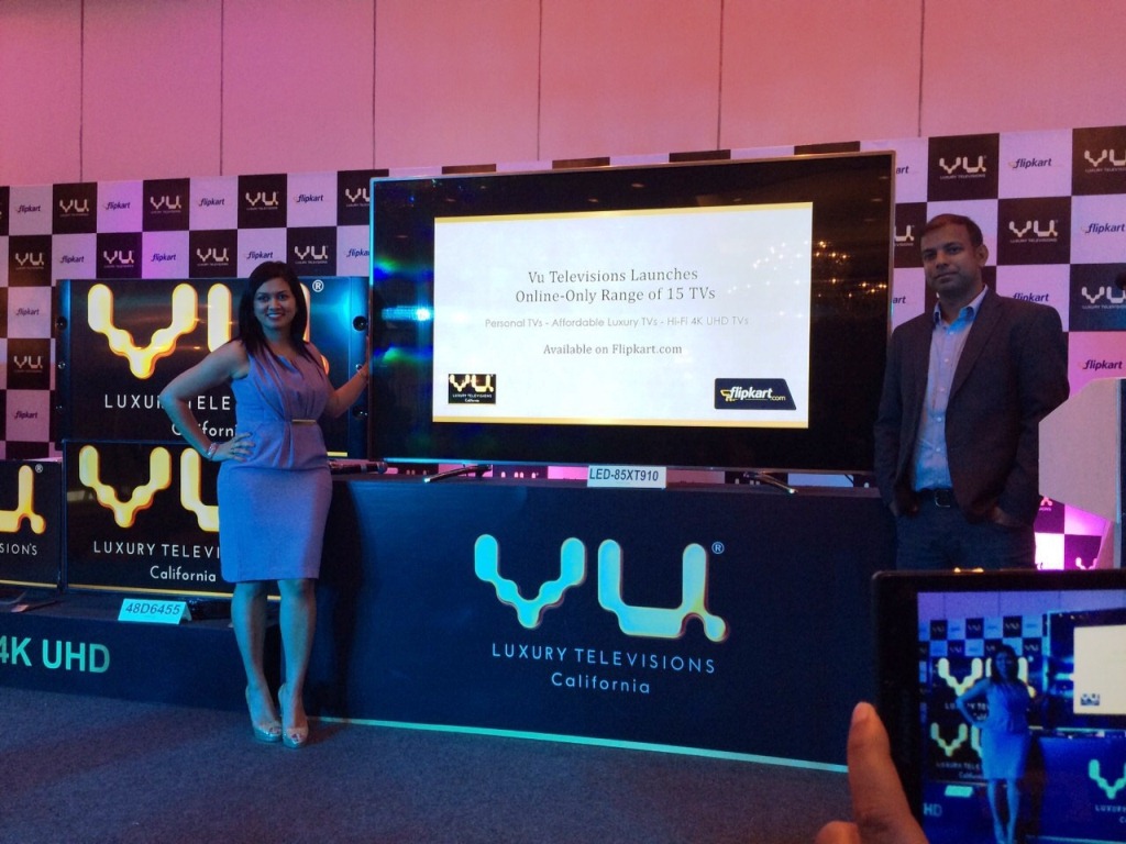VU technologies launch_ Left- Devita Saraf  CEO  Vu technologies