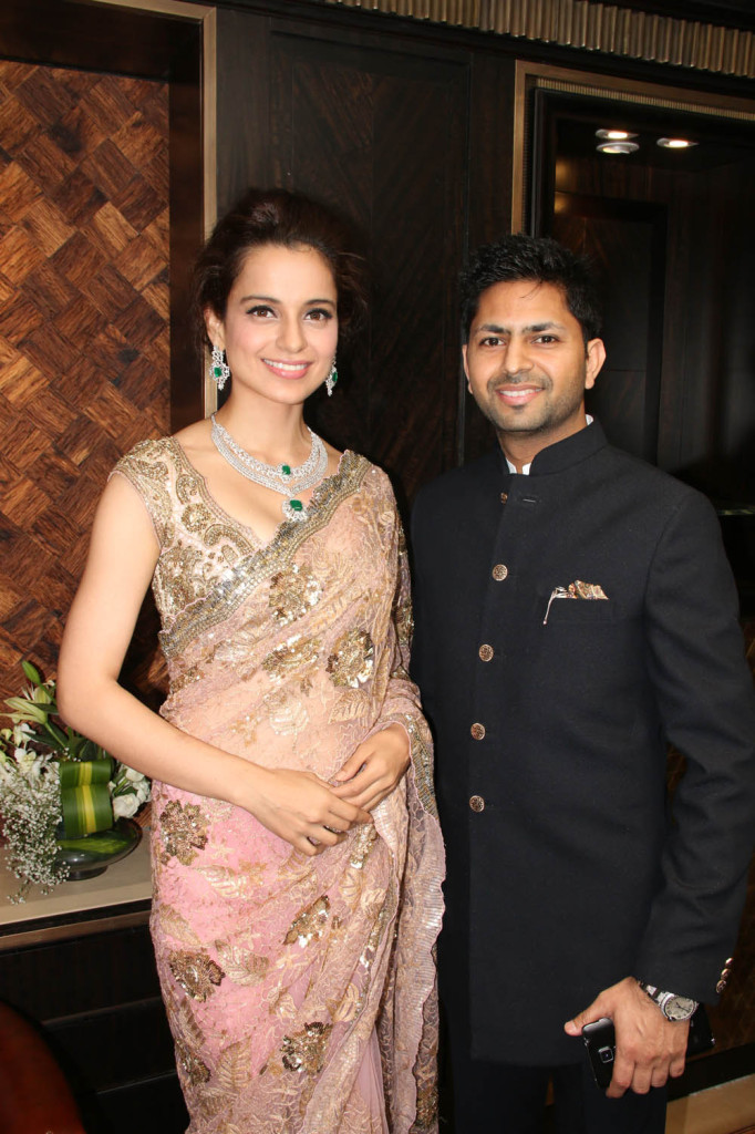 Actress Kangana Ranaut and  Praveen Goel CMD SUNAR  set a new benchmark for jewels & Ornaments with their latest land_