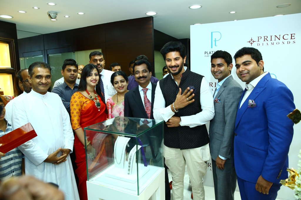 At the launch of the new platinum collection at Prince Jewellery Chennai