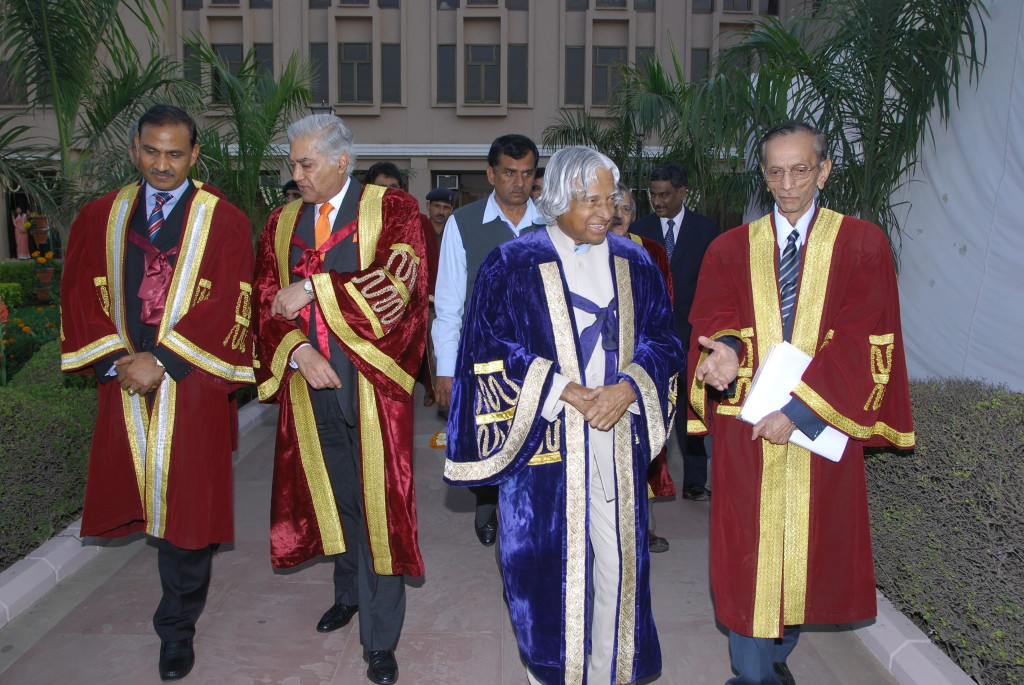 Dr. APJ Abdul Kalam during his visit to ITM University