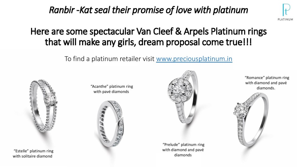 Here are some spectacular Van Cleef & Arpel Platinum rings that will make any _