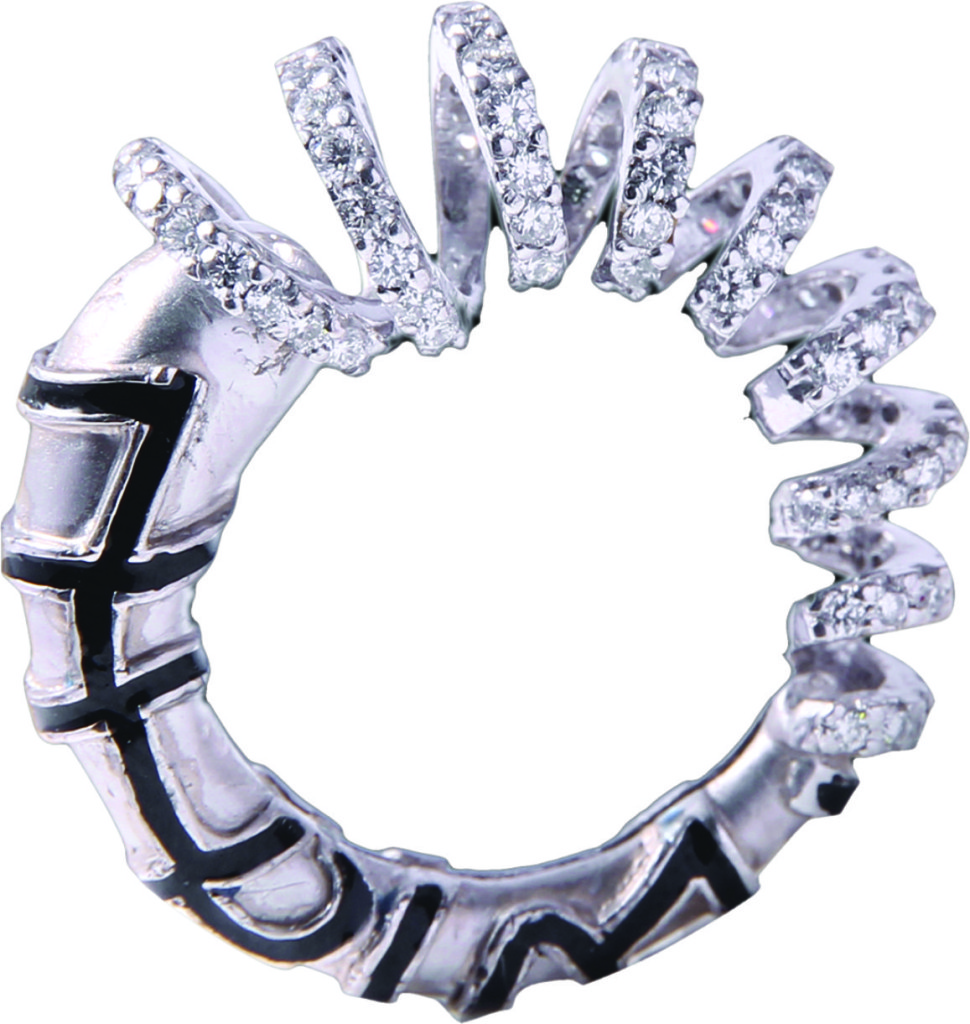 Platinum Ring by Waman Hari Pethe