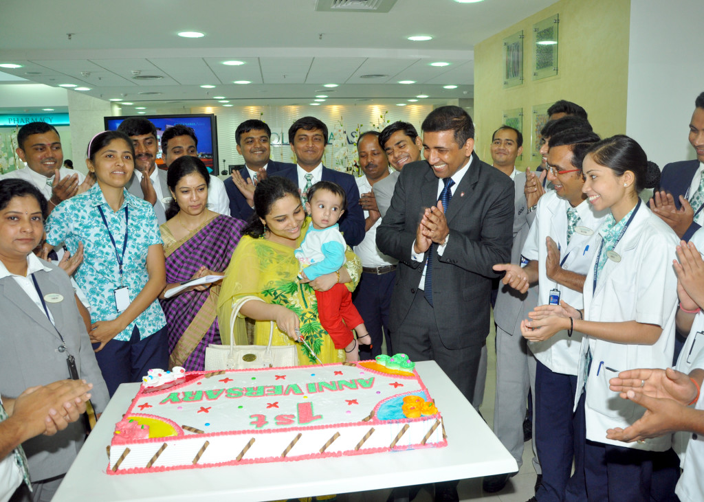 Completing one year celebration at Columbia Asia Hospital- Ahmedabad pic 7