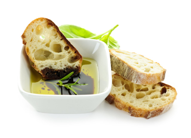 Italian Appetizer at Foodhall - Ciabatta with Olive & Balsamic Vinegar