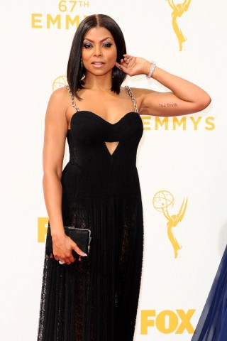 , Los Angeles, CA 9/20/15-The 67th Primetime Emmy Awards - Arrivals -PICTURED: Taraji P. Henson -PHOTO by: Kyle Rover/startraksphoto.com -KRL64851 Editorial - Rights Managed Image - Please contact www.startraksphoto.com for licensing fee Startraks Photo New York, NY Image may not be published in any way that is or might be deemed defamatory, libelous, pornographic, or obscene. Please consult our sales department for any clarification or question you may have. Startraks Photo reserves the right to pursue unauthorized users of this image. If you violate our intellectual property you may be liable for actual damages, loss of income, and profits you derive from the use of this image, and where appropriate, the cost of collection and/or statutory damages.