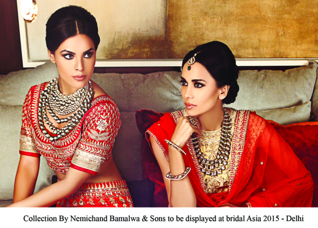 Collection by Nemichand Bamalwa & Sons to be displayed at Bridal Asia 2015 - Delhi