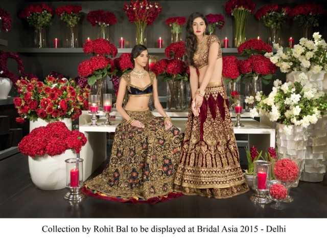 Collection by Rohit Bal to be displayed at Bridal Asia 2015 - Delhi