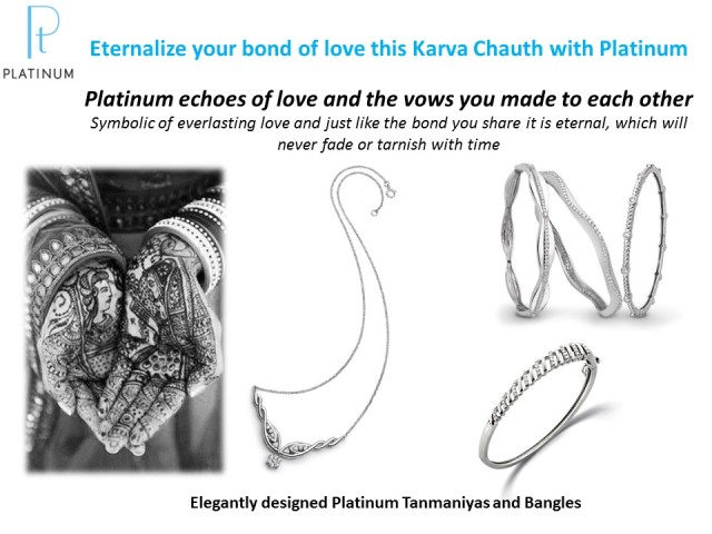 Eternalize your bond of love this Karva Chauth with Platinum