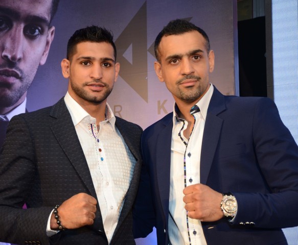 Amir Khan (World Pro Boxing Champion) and Bill Dosanjh (CEO & Founder Super Filght League) (2)