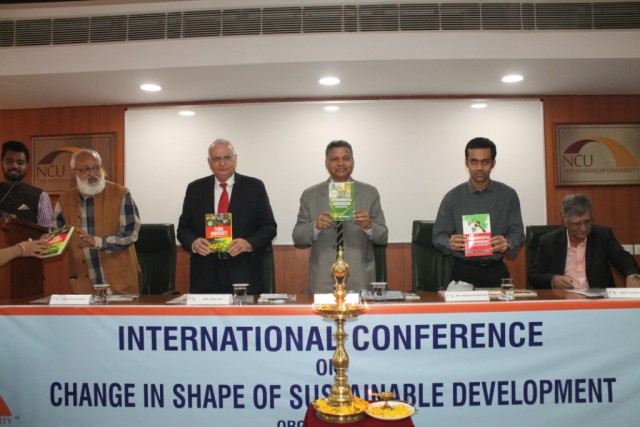 Launch of 3 books written by Ms. Ritu Dhingra  Research scholar  The NorthCap University