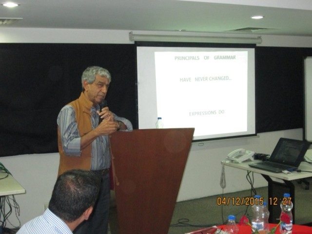 Ar.Jaism Speaking at the TERI workshop