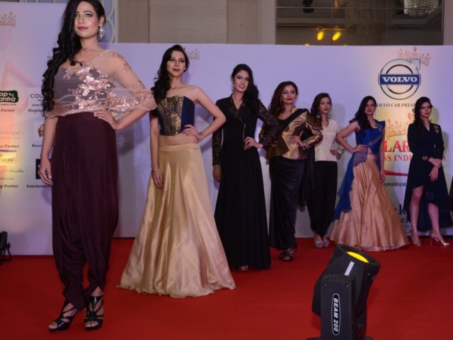 Contestants Volvo Clarions Miss Indian Diva at Le Meridien Gurgaon (c)