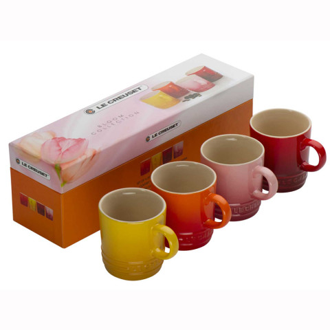 LE CREUSET BLOOM GIFT SET EXPRESSO MUGS Each AT Rs 640_-