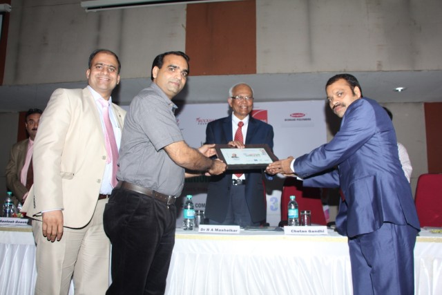 Rusen Kumar Founder IndiaCSR and Dr Rana Singh Co-Founder IndiaCSR and Dr RA Mashelkar  at Global Sanitation Summit a_
