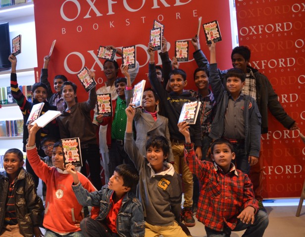 The Tara Boys celebrating their first book