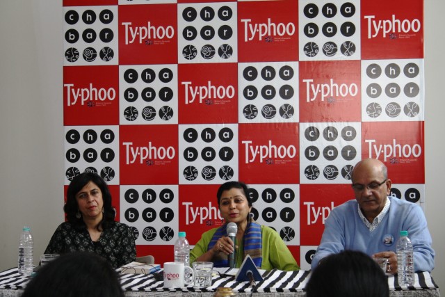 Dr. Neelanjana Singh  Sharmila Chand and Mr. Subrata Mukerjee  Typhoo India spokesperson