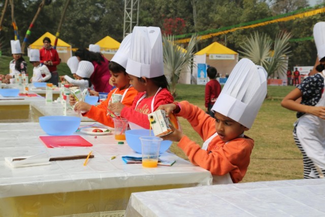 Little Chefs having fun at Kids Culinaire