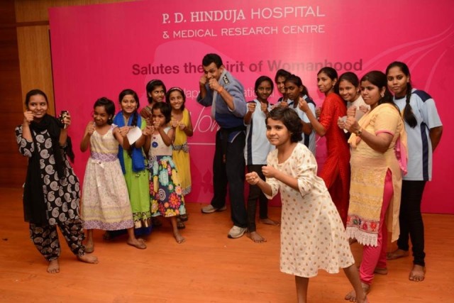 P.D.Hinduja Hospital organized a self-defence workshop for kids on account of _