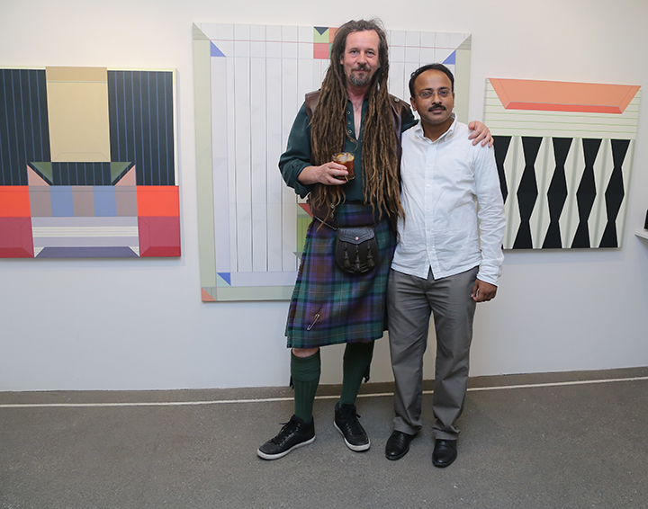 Andy Fairgrive Global Curator and Coordinator Artists and Residence Programme with winner Subir Hati from Kolkata6