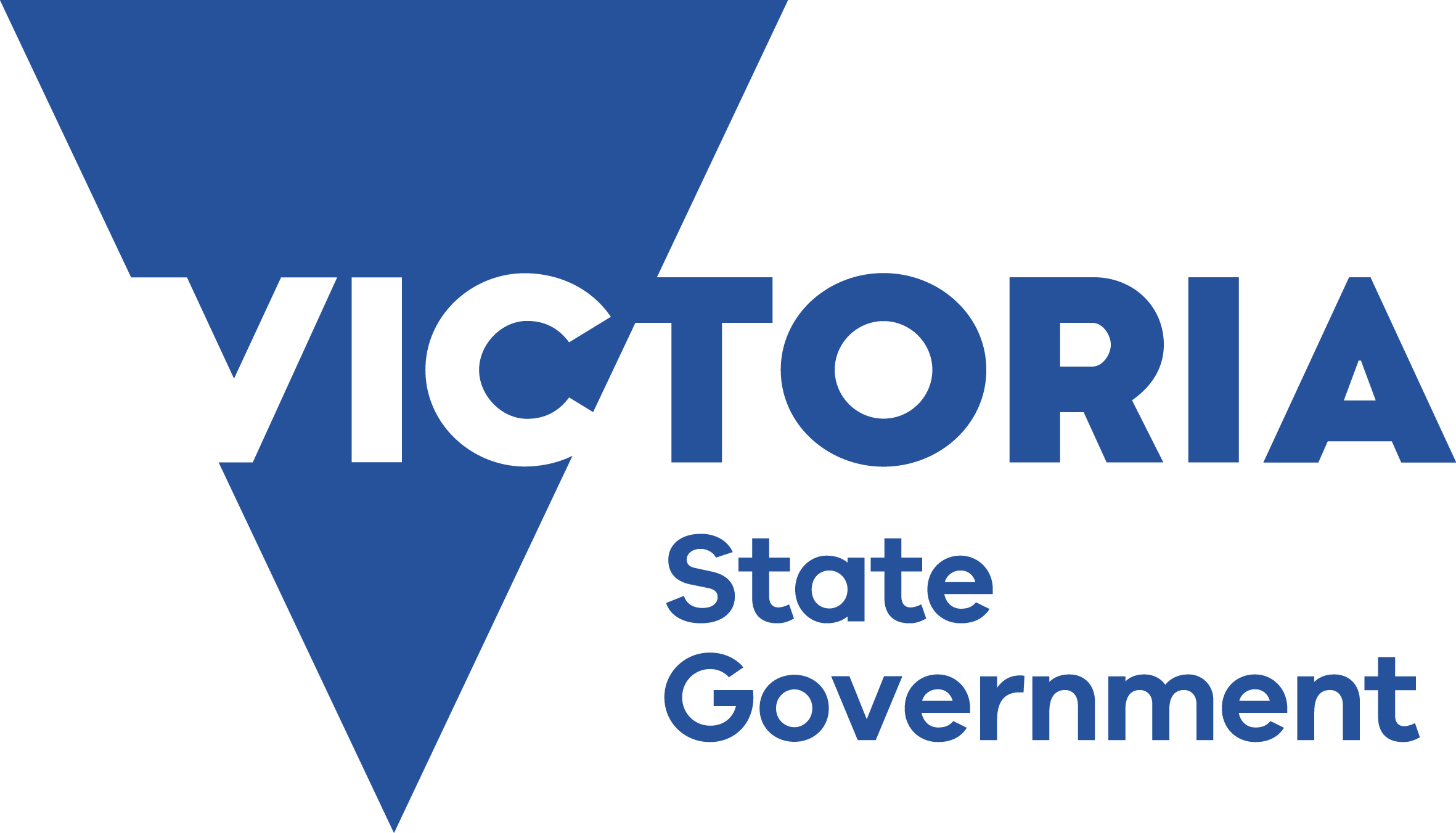 Brand Victoria State Gov logo PMS 2945 rgb