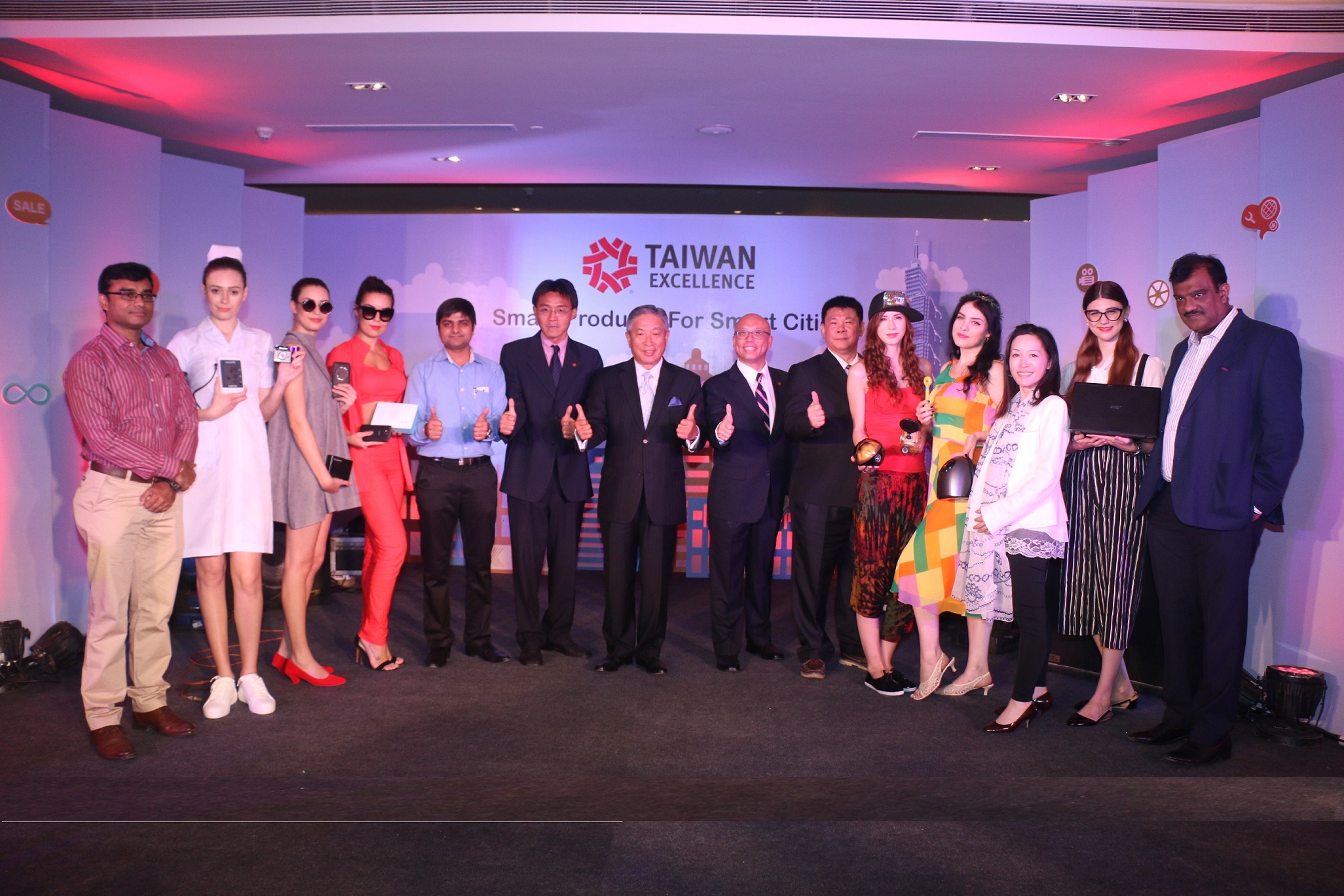 CHUNG KWANG TIEN  Taiwan- Ambassador  at the Launch of Smart Prodcuts for Smar_