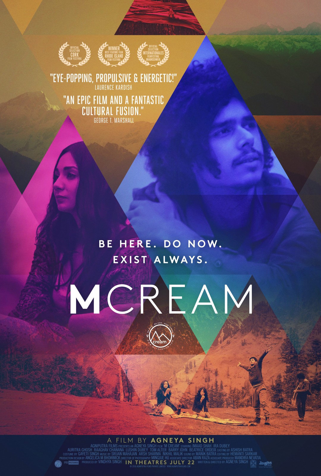 M Cream Poster