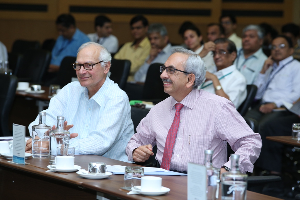 Mr. Jamshyd Godrej and Mr. Nadir Godrej at Waste Management Conclave organised_