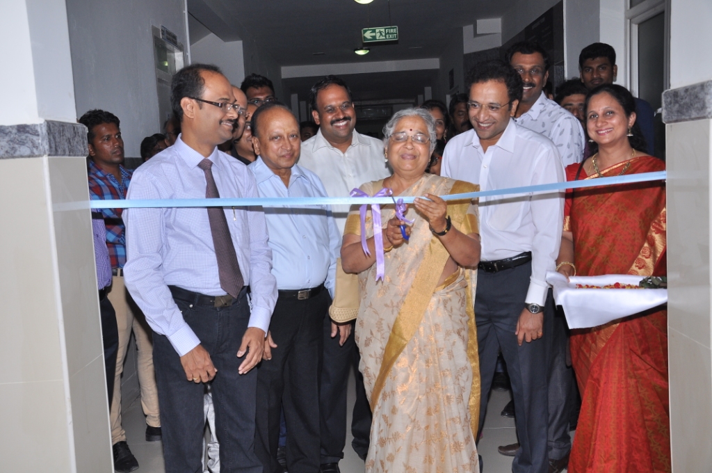 Mrs. Sudha Murty inaugurating Sankara Academy of Vision - Infosys Ophthalmic Training and Research Center in Bengaluru
