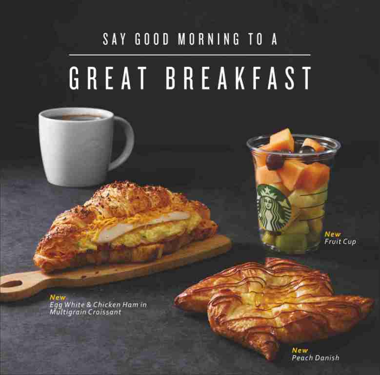 Starbucks Breakfast - food items